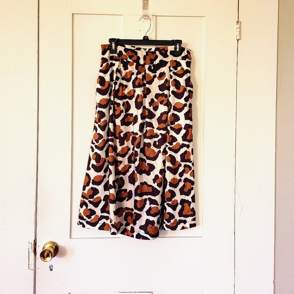 Hayden L Animal Print Skirt